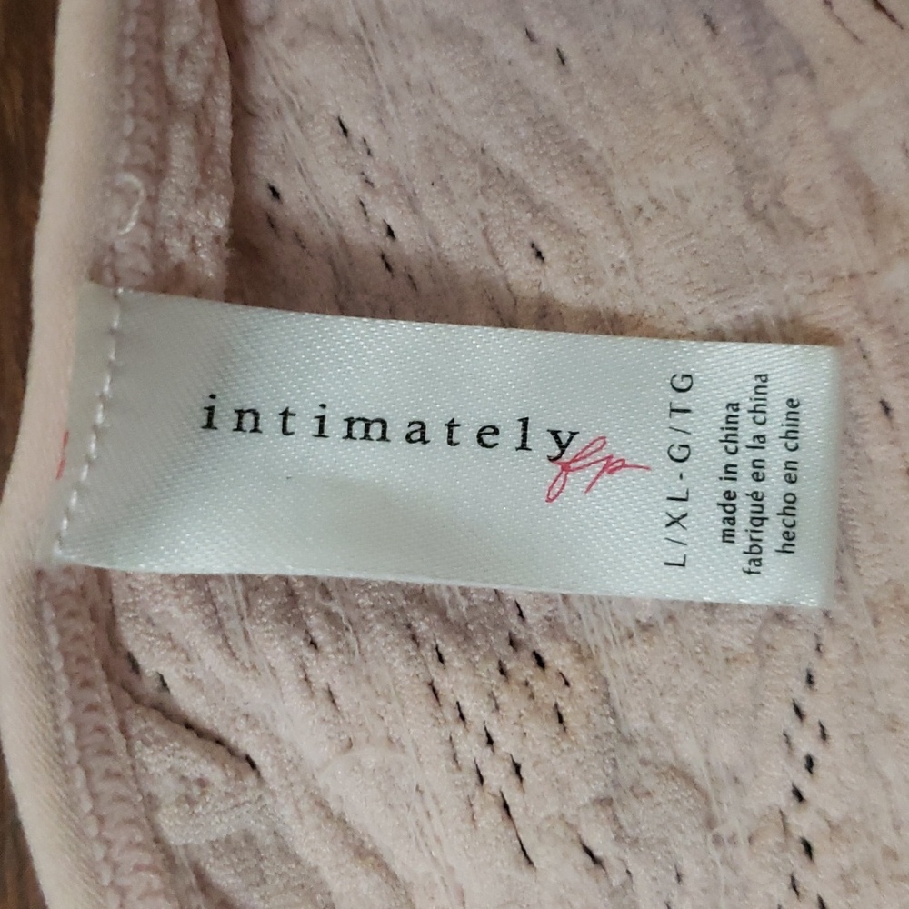 Free People Light Pink Bralette Size Large/XL - Picture 2 of 3